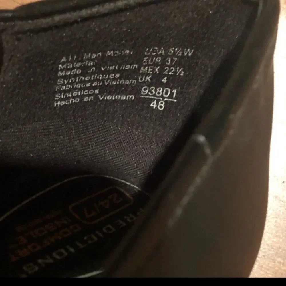 Predictions Womens Black Work Comfortable Dress Shoes Black Size 5.5 - Picture 5 of 6